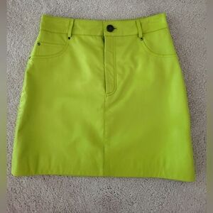 Walter Baker Lamb Leather Mini Skirt Size 2